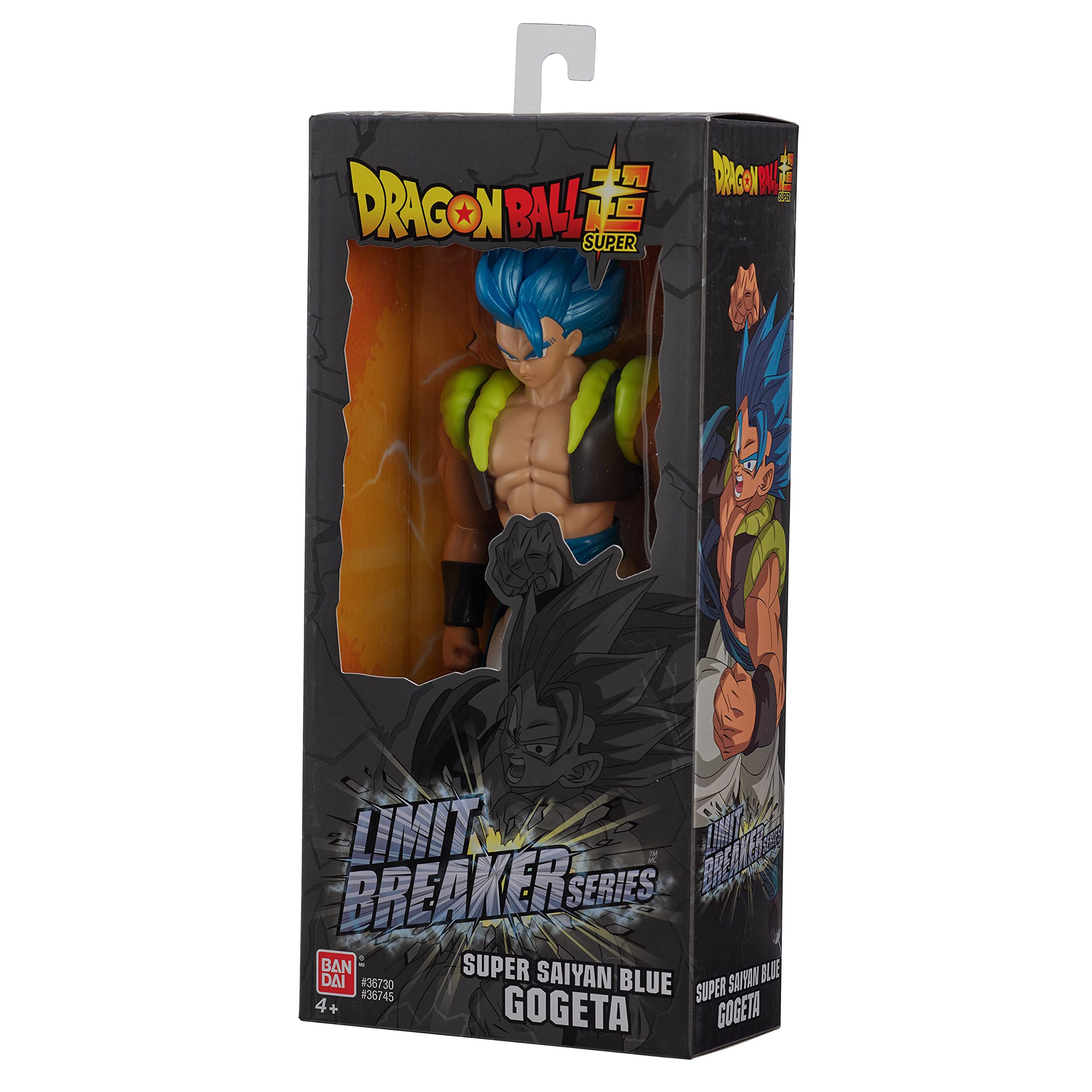 Gogeta back view reveals cape and hair detailing