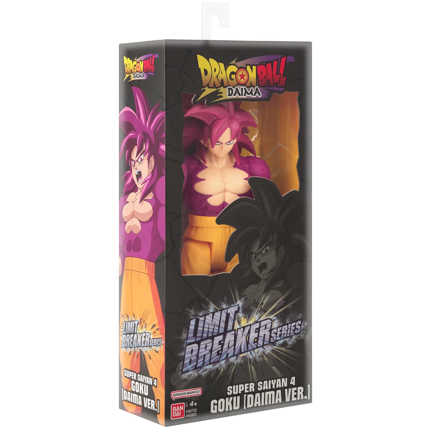 Limit Breaker SG4Goku stand-ready figure supports stable posing.