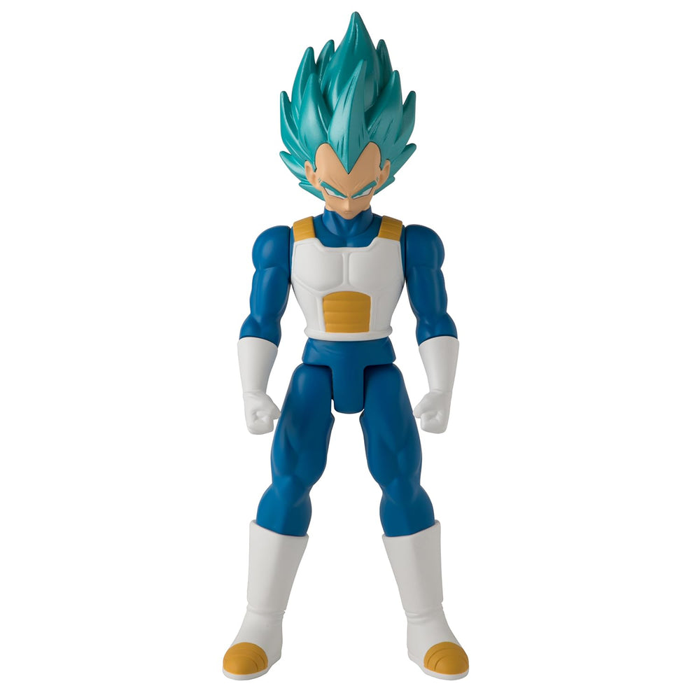 Bandai Namco Dragon Ball Super Blue Vegeta pose figure for display and collection.