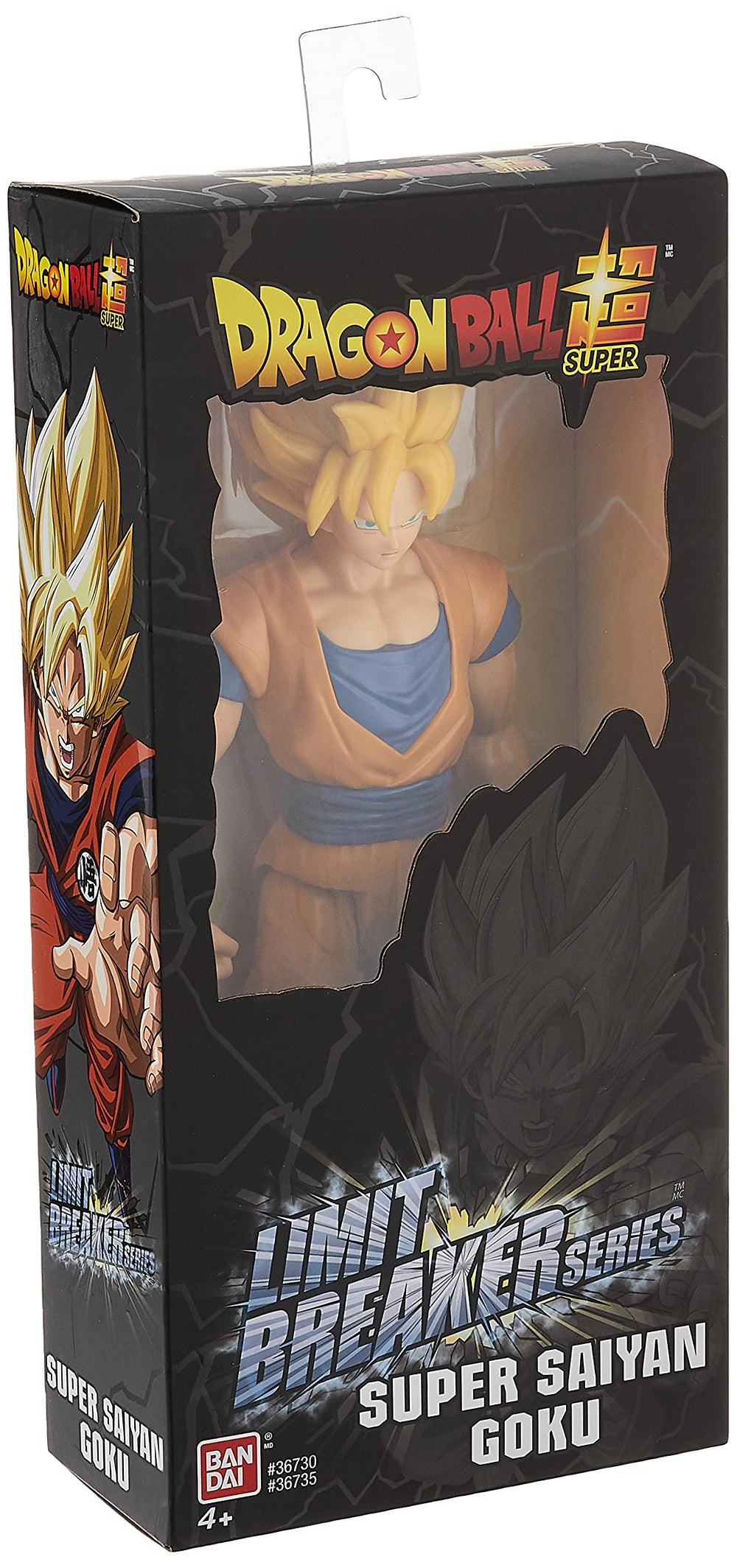 Limit Breaker Series Dragon Ball Super Goku packaging highlights authentic anime-inspired design.
