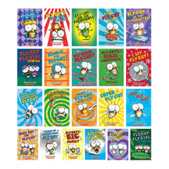 Limonuos Fly Guy collection boxed set on display, ideal for organized home libraries.