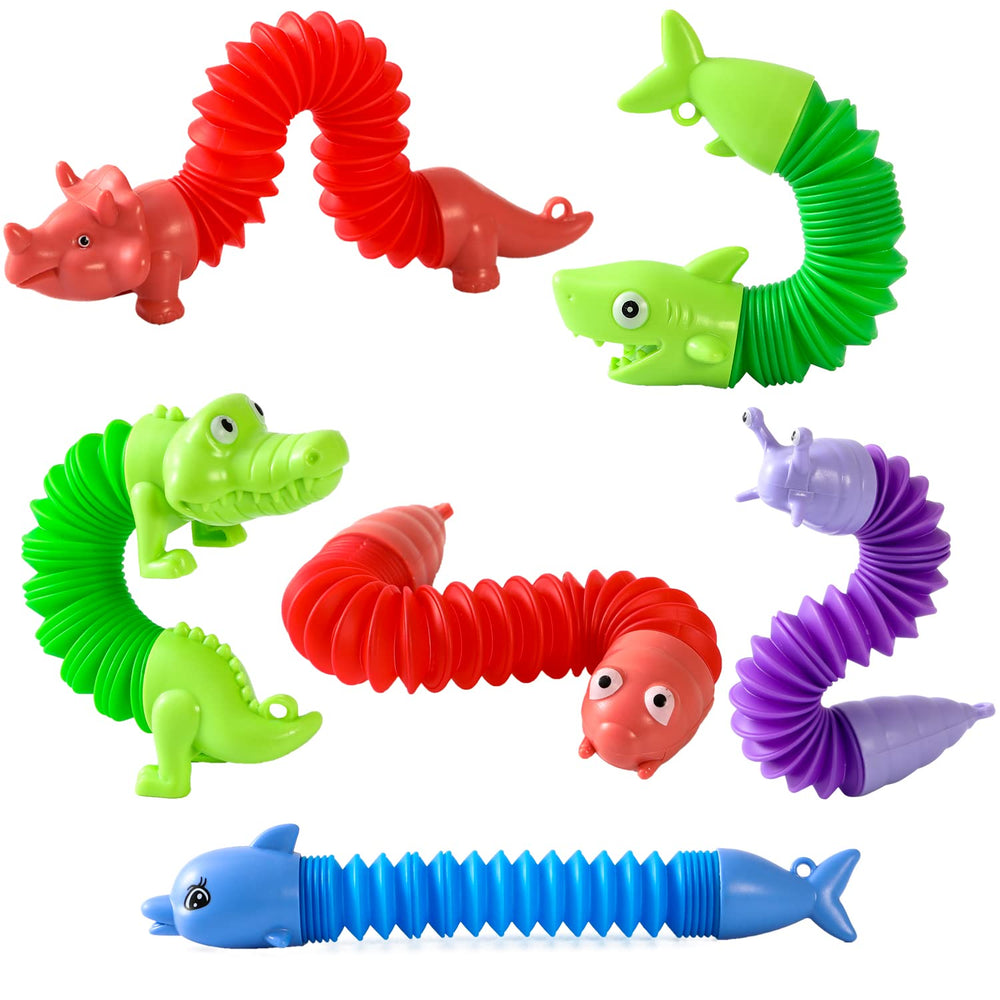 Limpskys Pop Tubes dog design provides calming sensory play and tactile engagement.