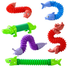 Limpskys Pop Tubes rabbit design supports hands-on play for toddlers.