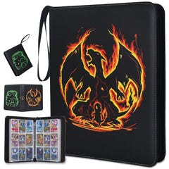 LIMSTDIC card binder front cover with 9-pocket system for neat organization