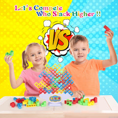 LIMYIOM Tetra Tower ABS blocks ensure safe, durable play without chipping