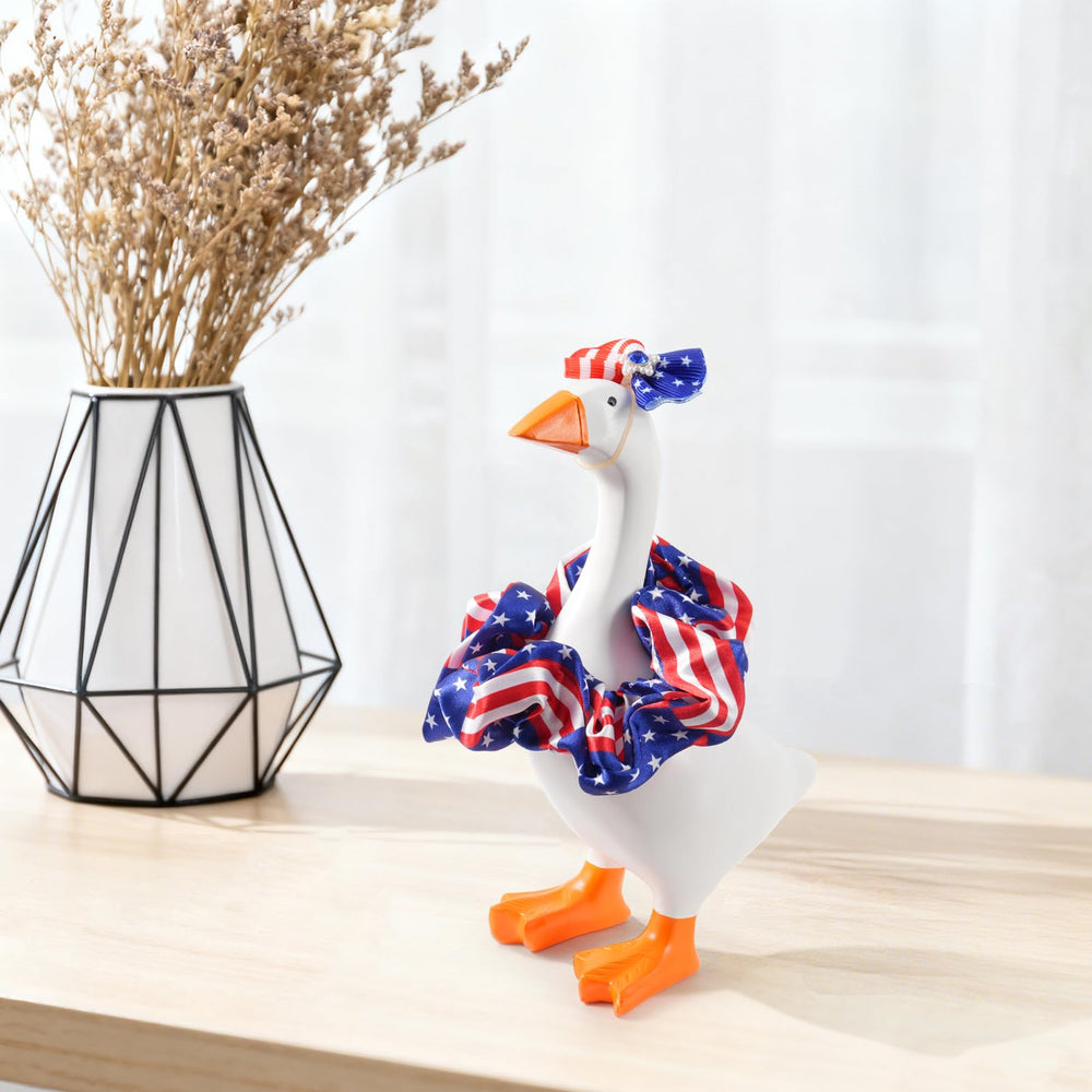 linastu 7-inch desk goose kit fits standard statues.