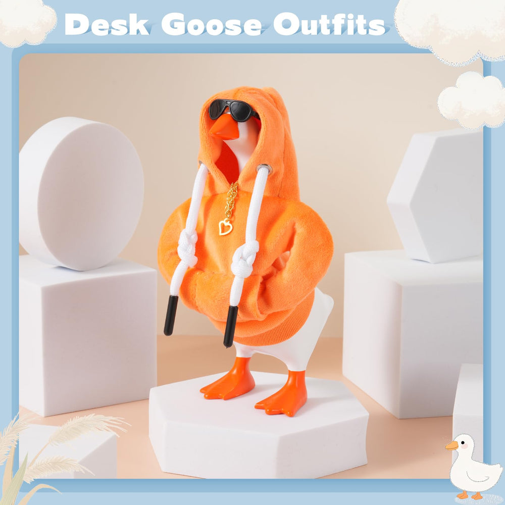 Linastu complete outfit for seven inch desk goose creates full ensemble.