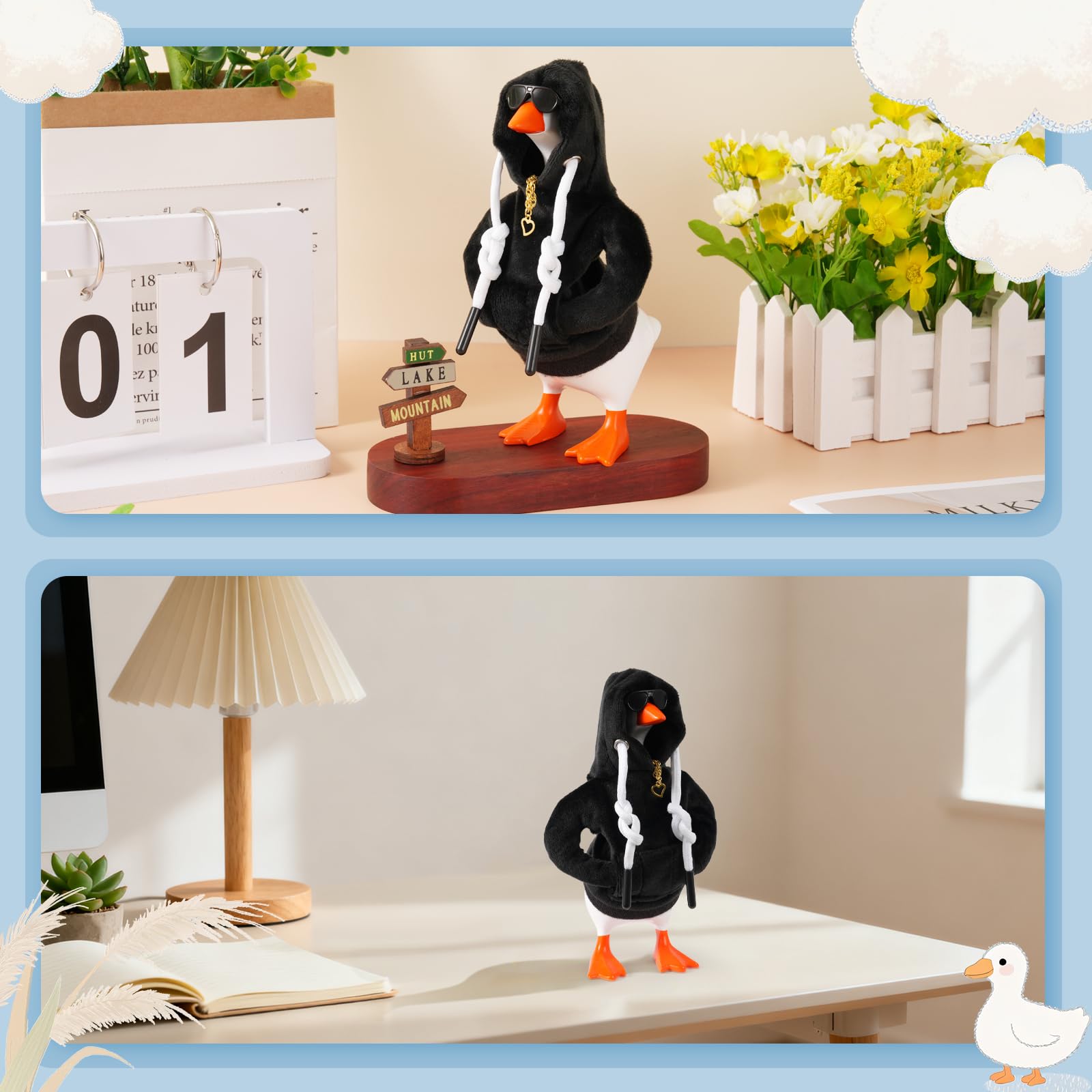 Linastu desk goose packaging components suitable for gifting and decor