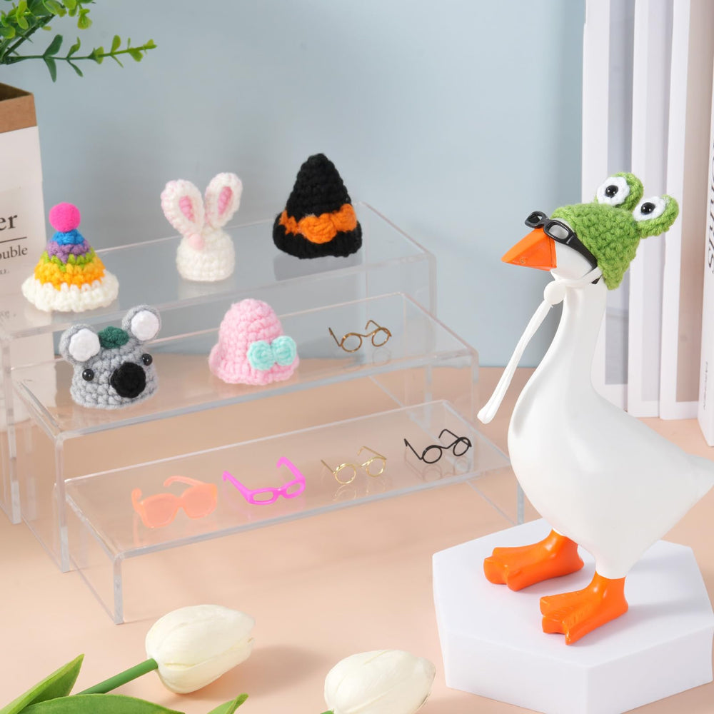 linastu 7-inch goose accessories keep your desk lively and fun.