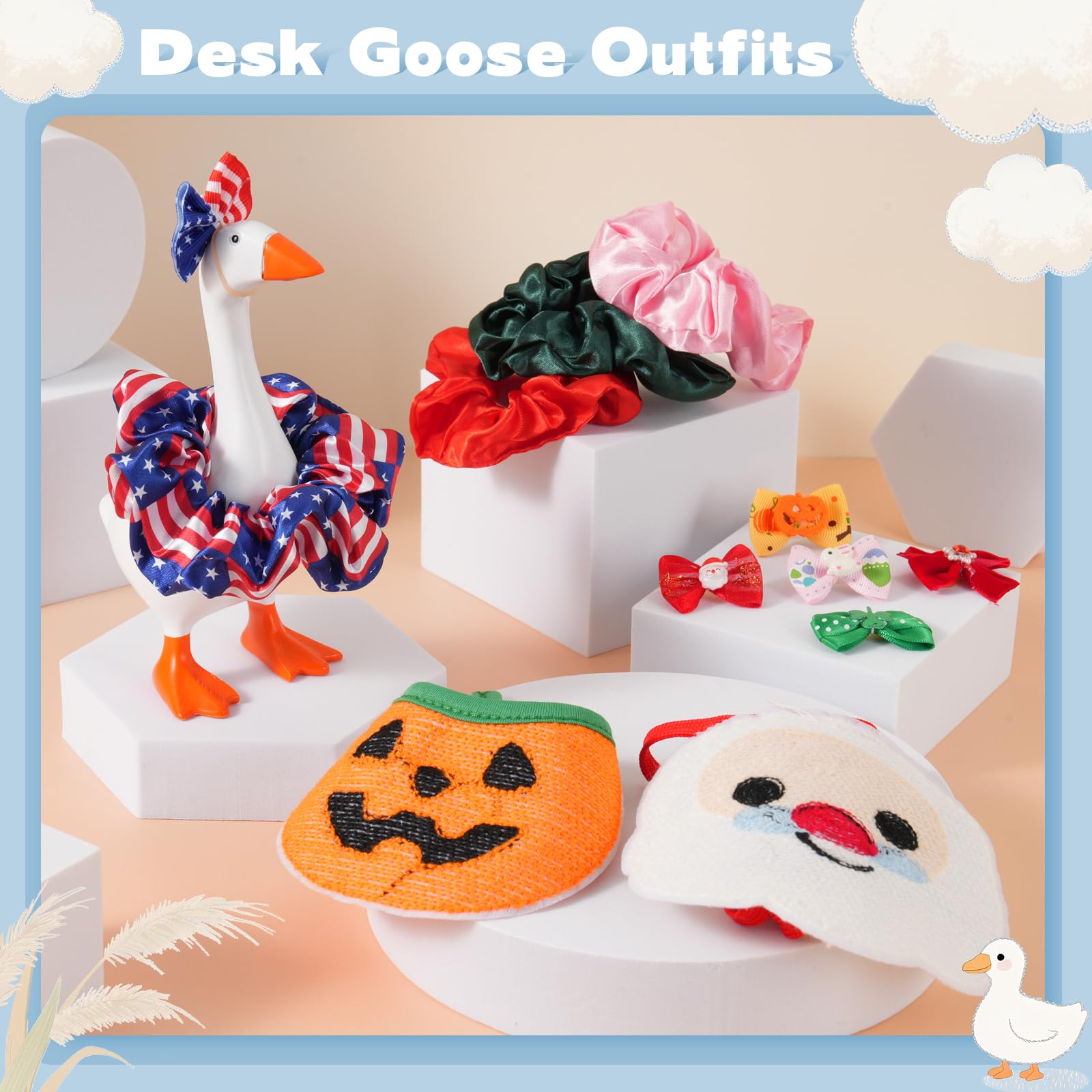 linastu holiday-themed accessories for easy desk goose celebrations.