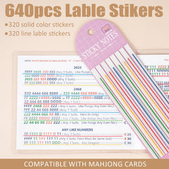 Linastu Mahjong card highlighter with fine lines for precise rule differentiation