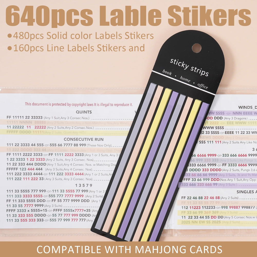 Linastu transparent card markers remove cleanly without residue