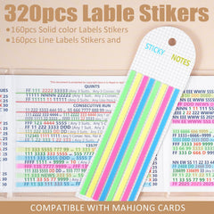 Linastu Mahjong card markers transparent tape for clean, residue-free rule marking