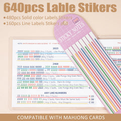 Linastu Mahjong highlighter fine line sticker for precise rule notes mid-game