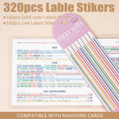 Linastu Mahjong line highlighter fine-line markers for precise rule differentiation