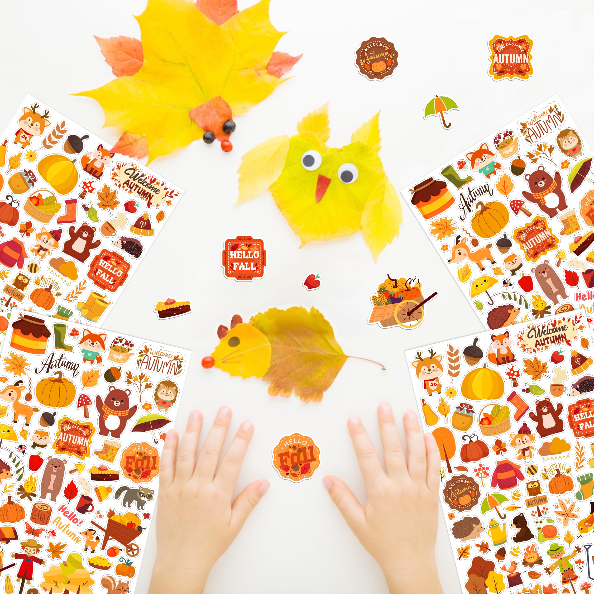 LINAYE jack-o-lanterns stickers for Halloween decor and favors