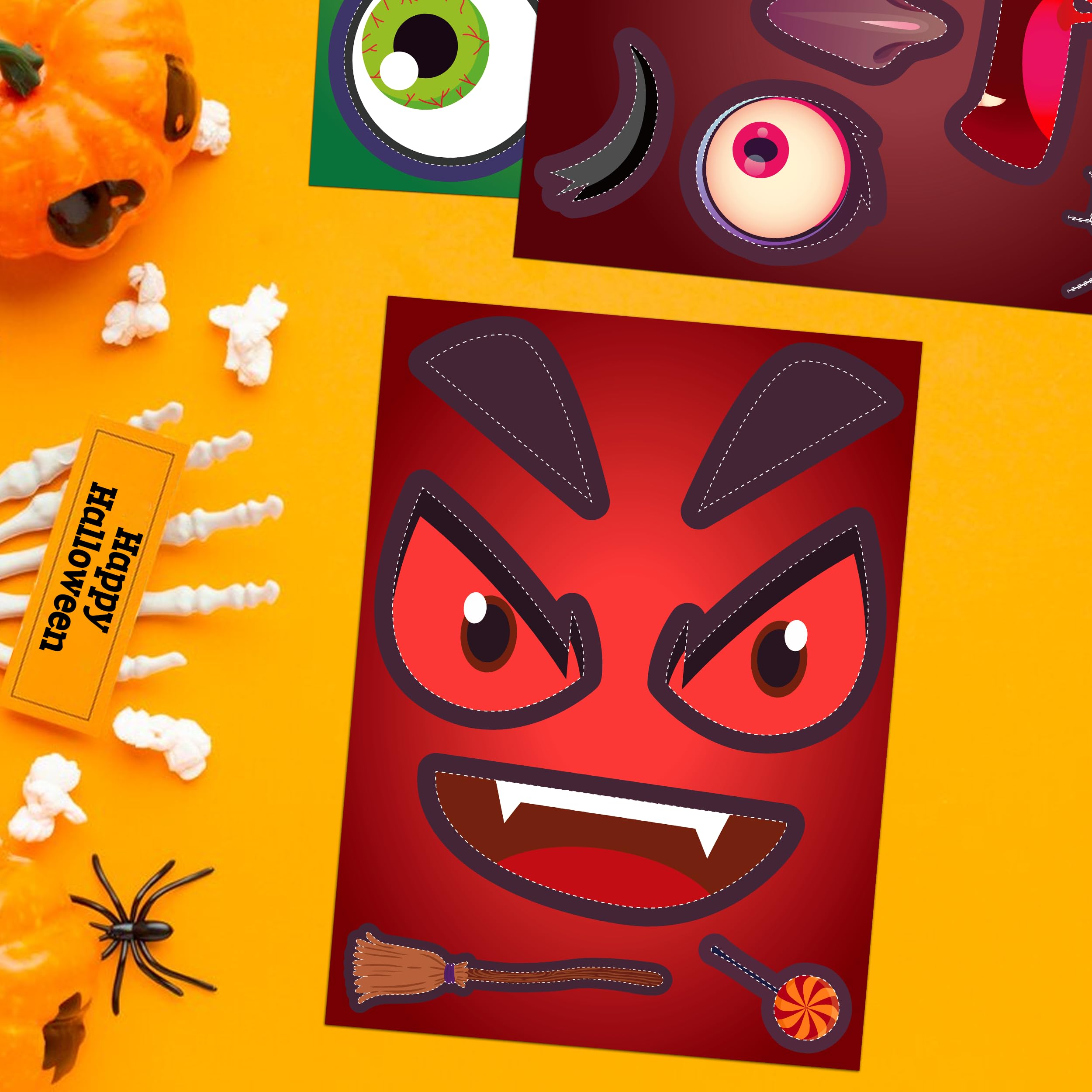 LINAYE halloween party favors with pumpkin stickers inspire classroom and home festive crafting.