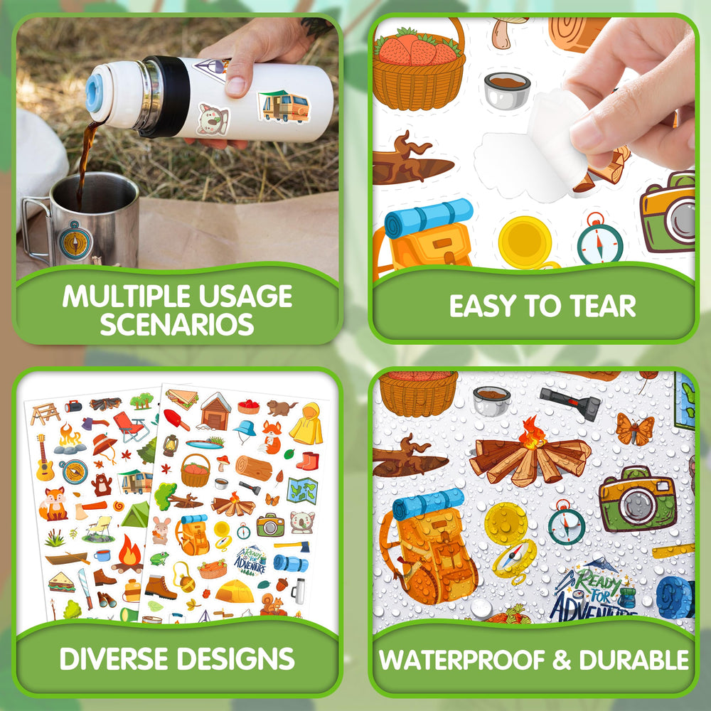 Kids craft friendly, easy-peel LINAYE stickers for creative projects.