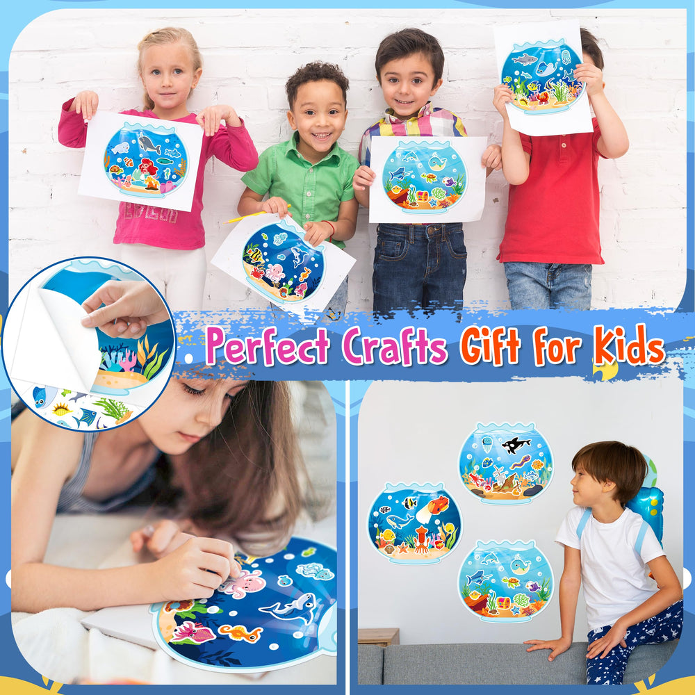 LINAYE kids party favors with vibrant sea life designs