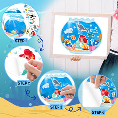 LINAYE summer crafts kit stickers inspire classroom decorations
