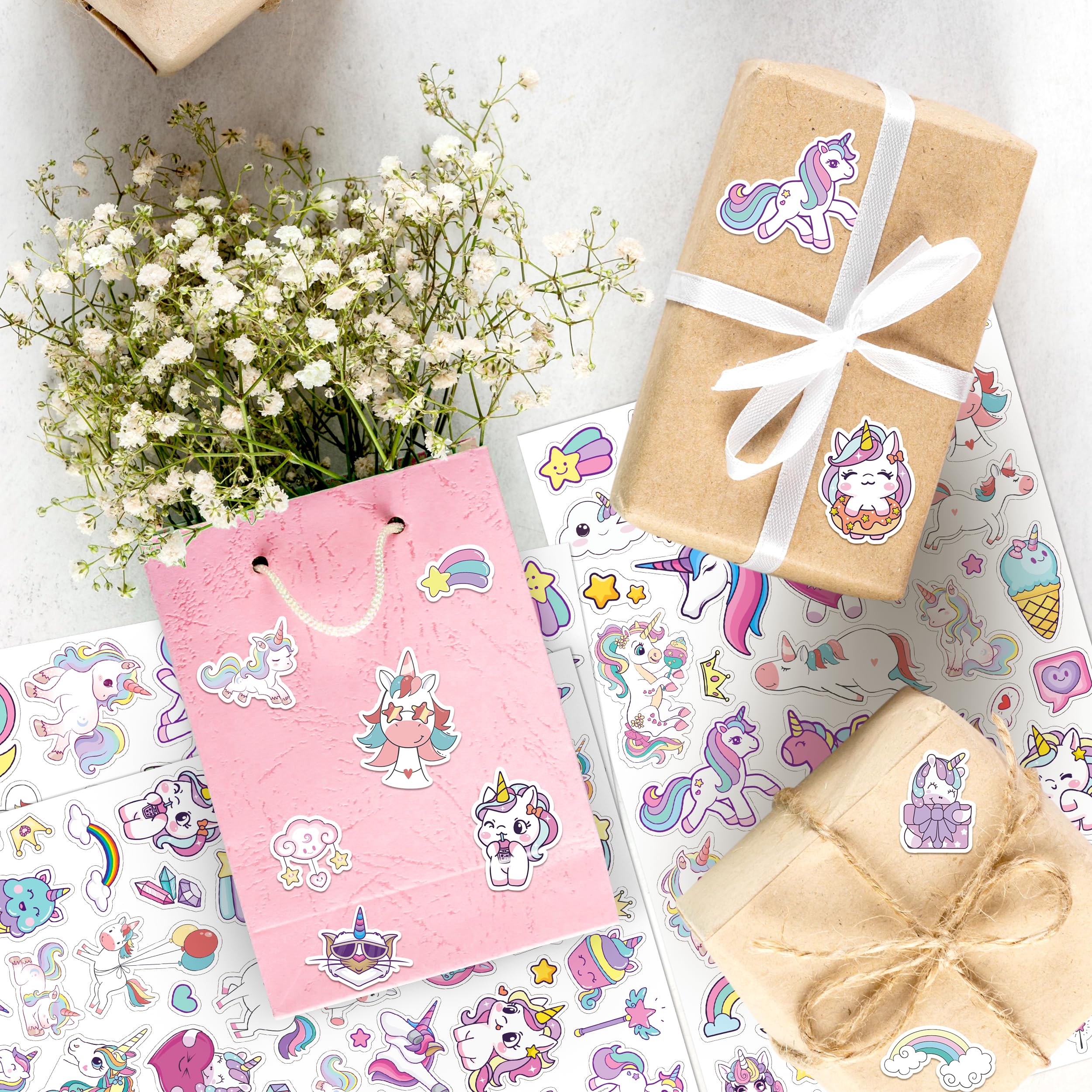LINAYE unicorn stickers party favors brighten unicorn-themed events