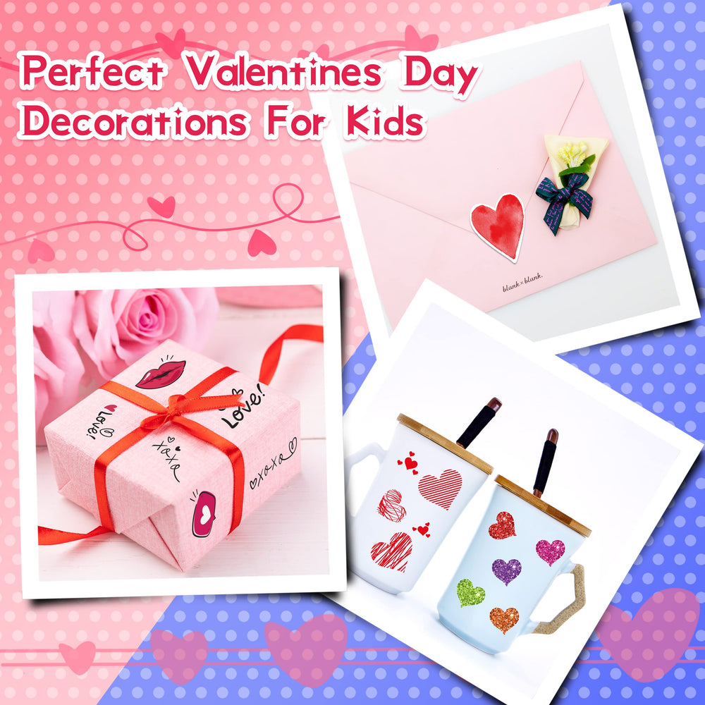 LINAYE valentine sticker pack for party favors and gifts
