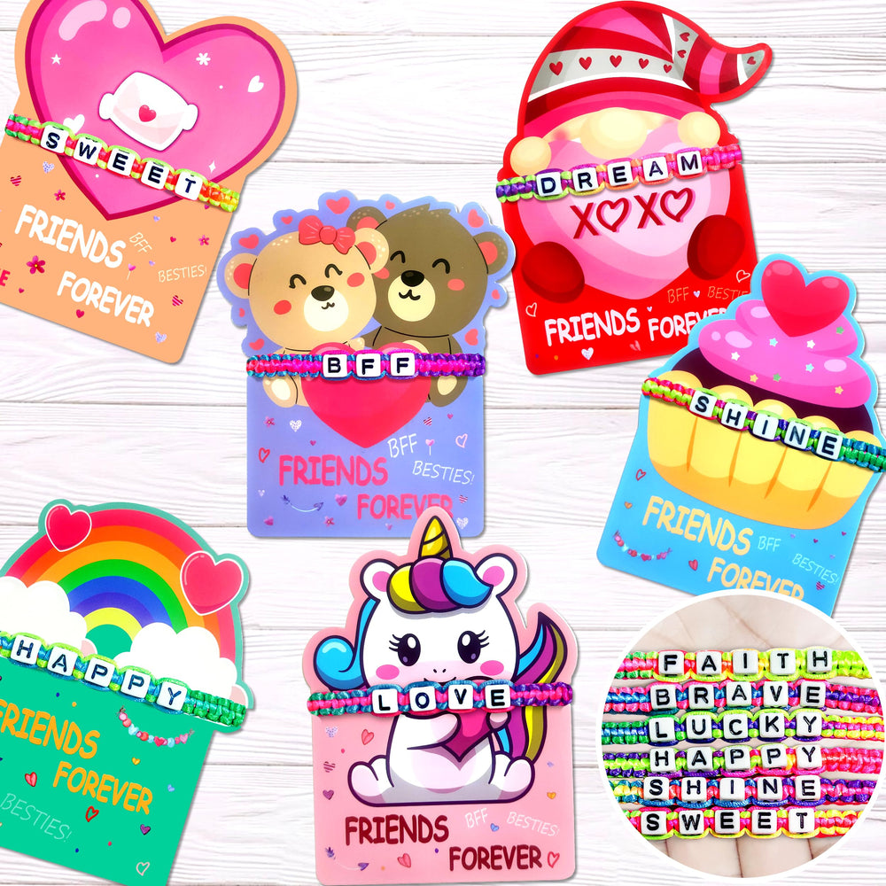 LINAYE 24-pack valentines cards with unicorn designs for classroom exchanges.