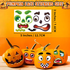 LINAYE waterproof pumpkin stickers ideal for wet or outdoor use