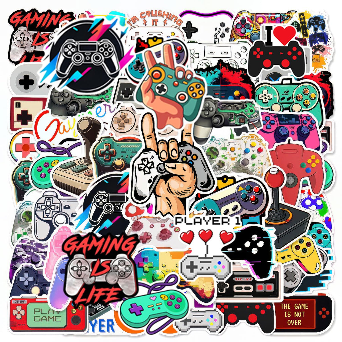 LINBABAFA water bottle stickers with waterproof vinyl and bold artwork.
