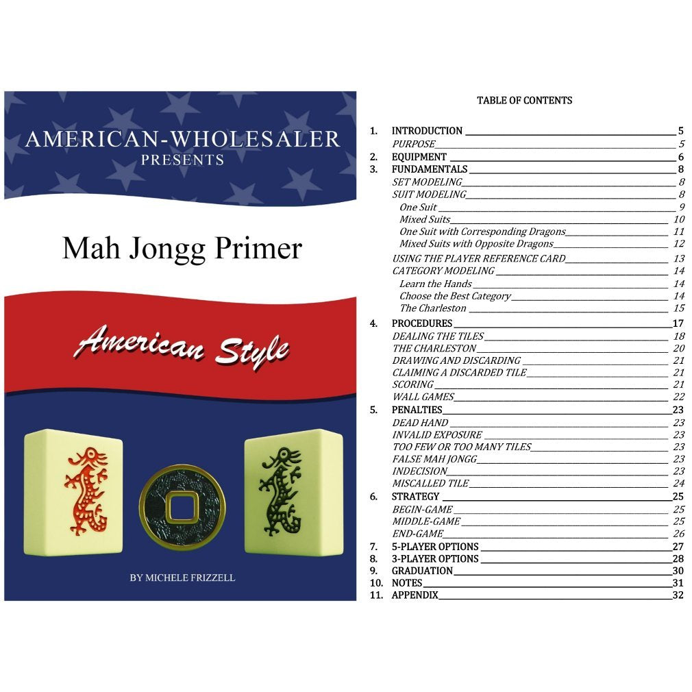 Linda Li Mah Jongg Primer book helps learn rules and strategies.