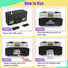Lineba packaging protects the shuffler during shipping.