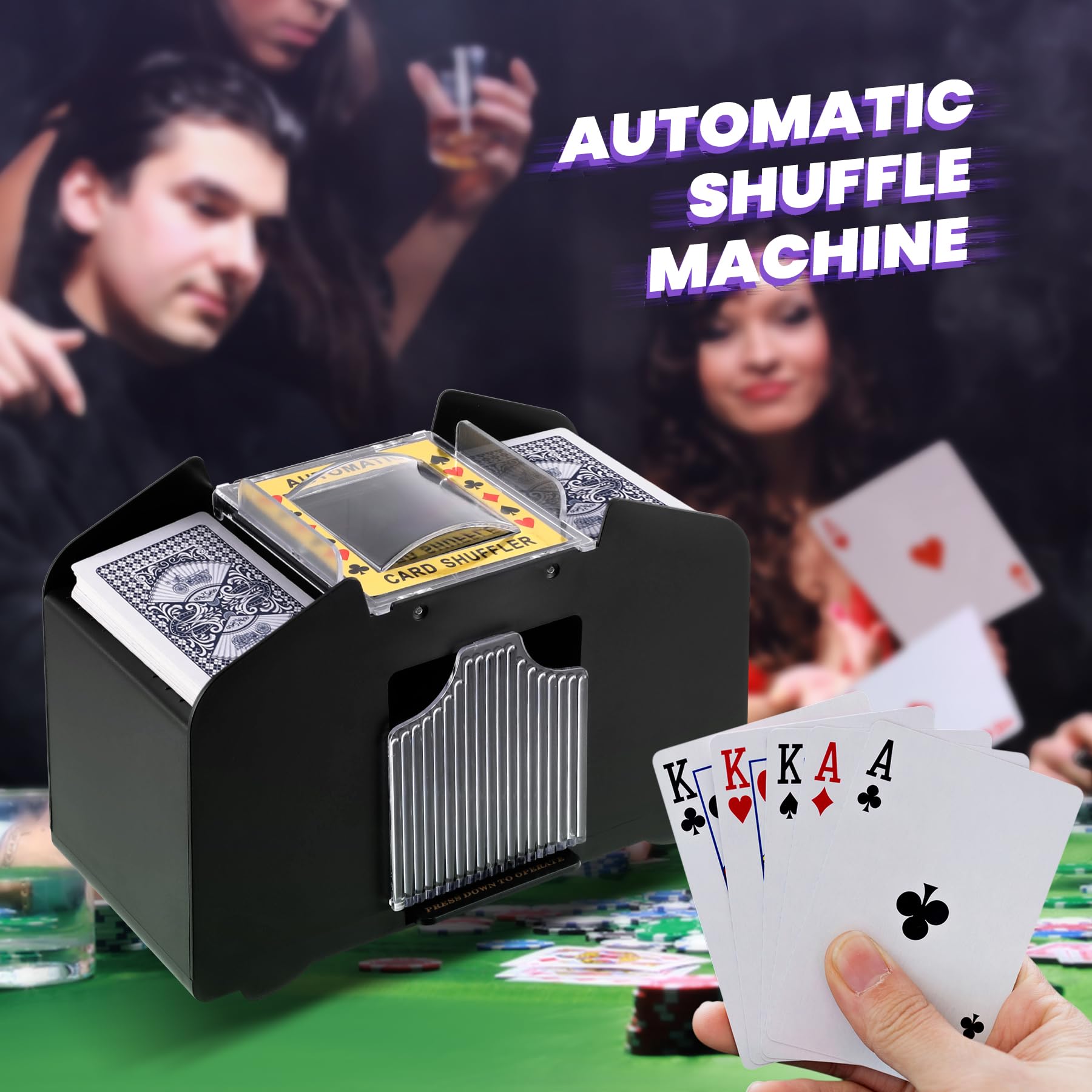 Lineba Card Shuffler anti-cheat feature promotes fair play