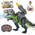 LINEQIC seven-color spray dinosaur with movable legs for interactive play