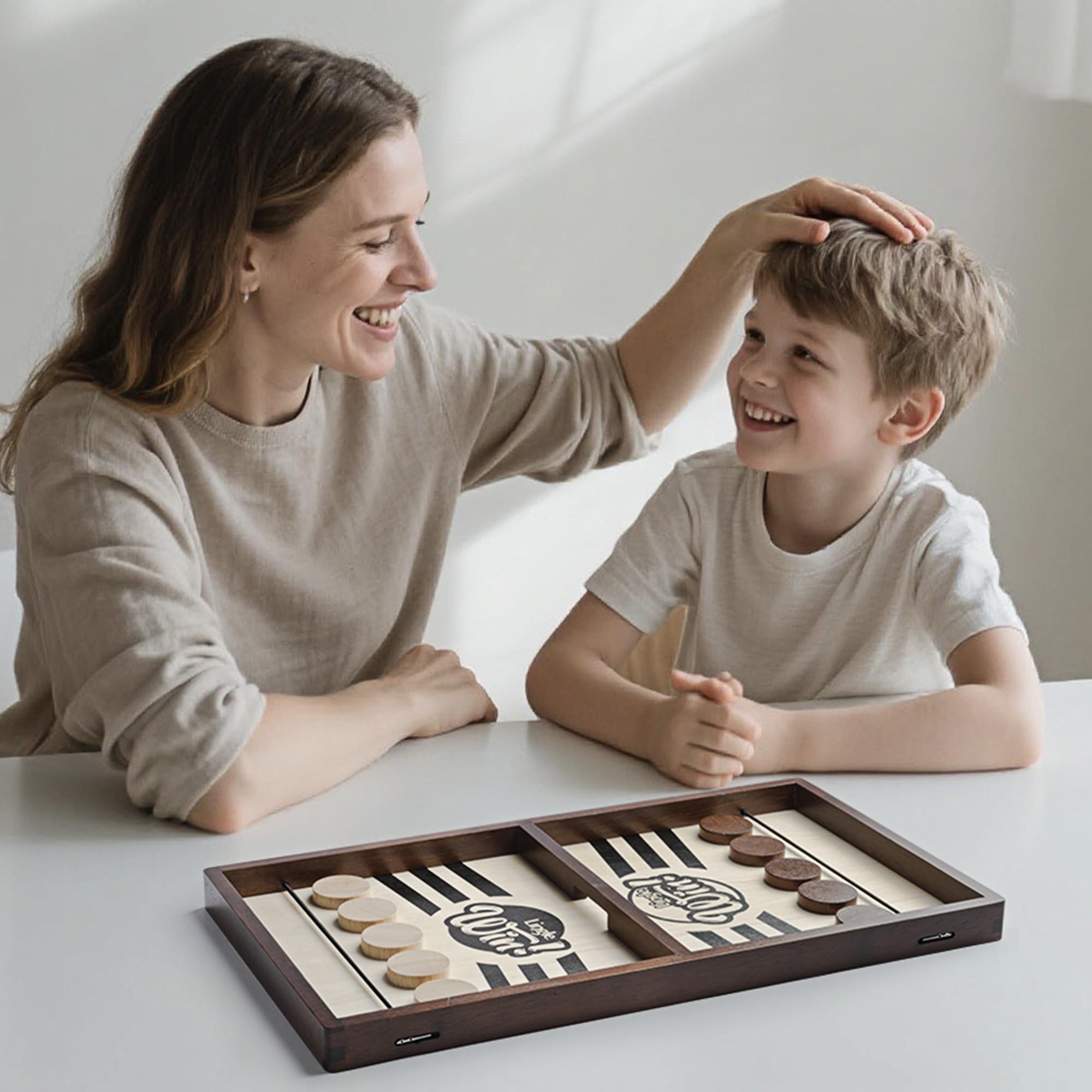 Lingle Sling Puck Game intense two-player battles in a compact setup.