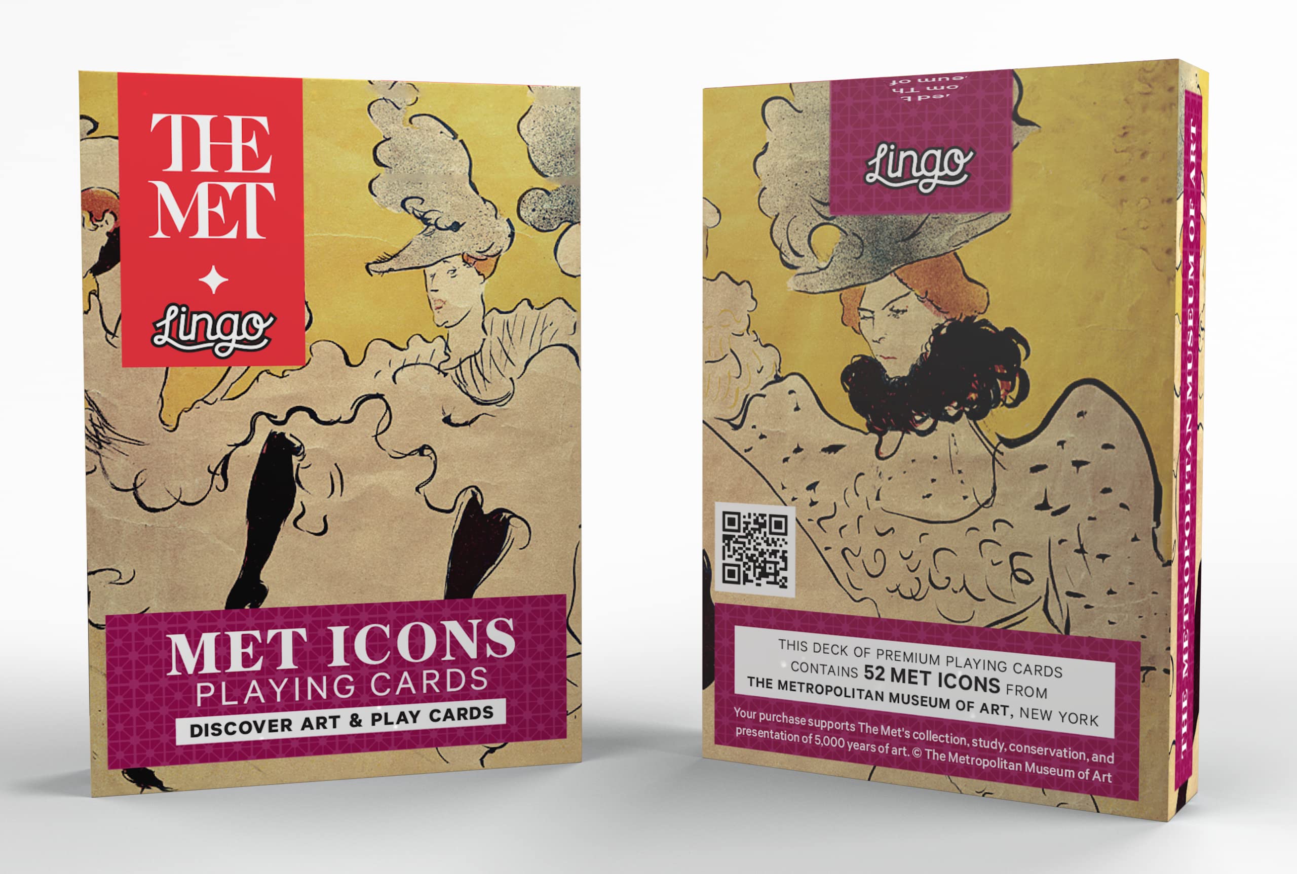 Lingo Met Icons card is a thoughtful collectors gift for art lovers.