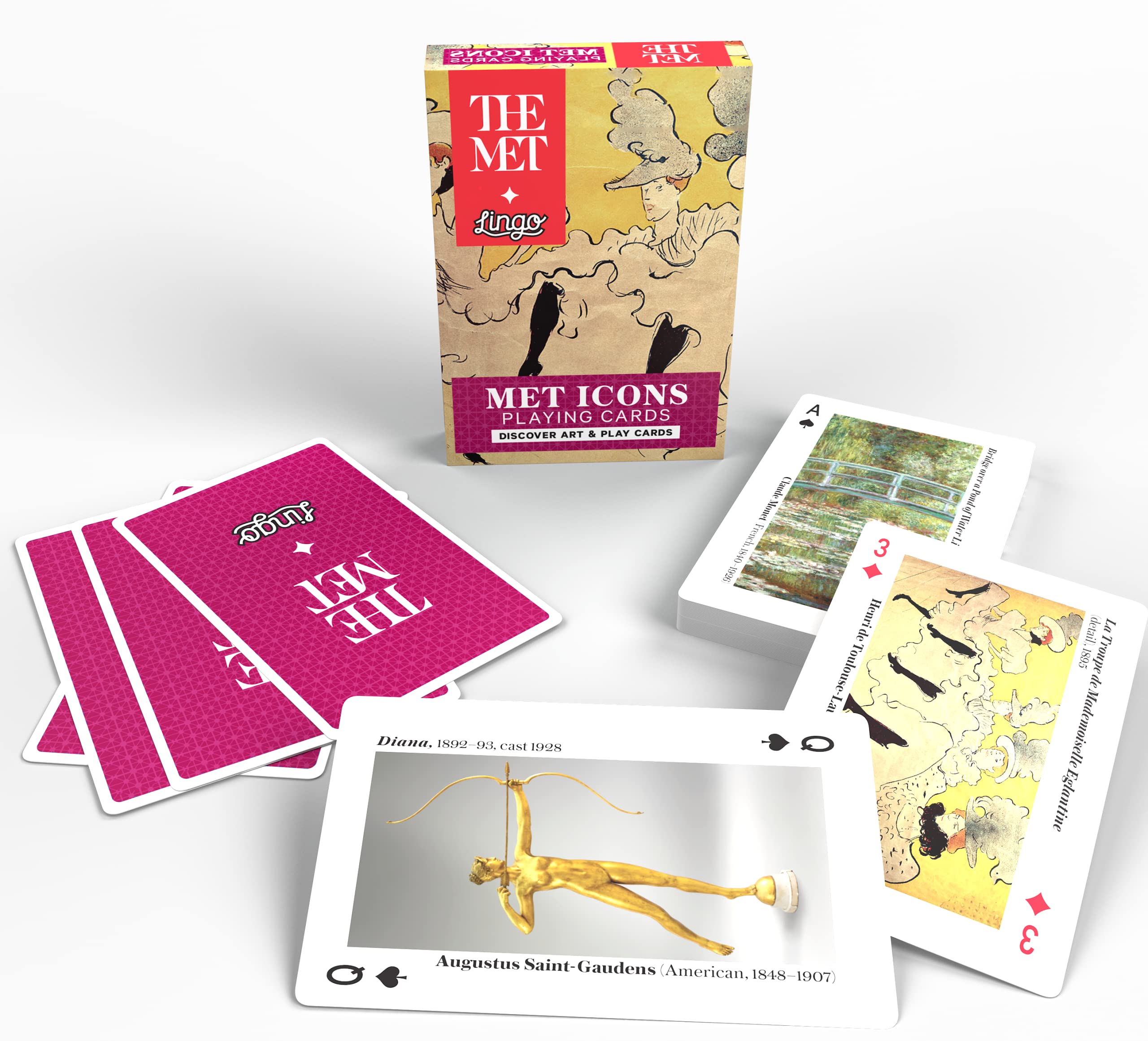 Lingo Met Icons card featuring Temple of Dendur for museum-inspired play.