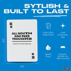 Lingo premium durable deck features sturdy cards for long-lasting game nights.