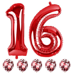 Lingqiang 40in foil balloon number 1 as a dramatic birthday centerpiece