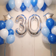 Lingqiang 3rd birthday balloon backdrop ideal for photo moments.