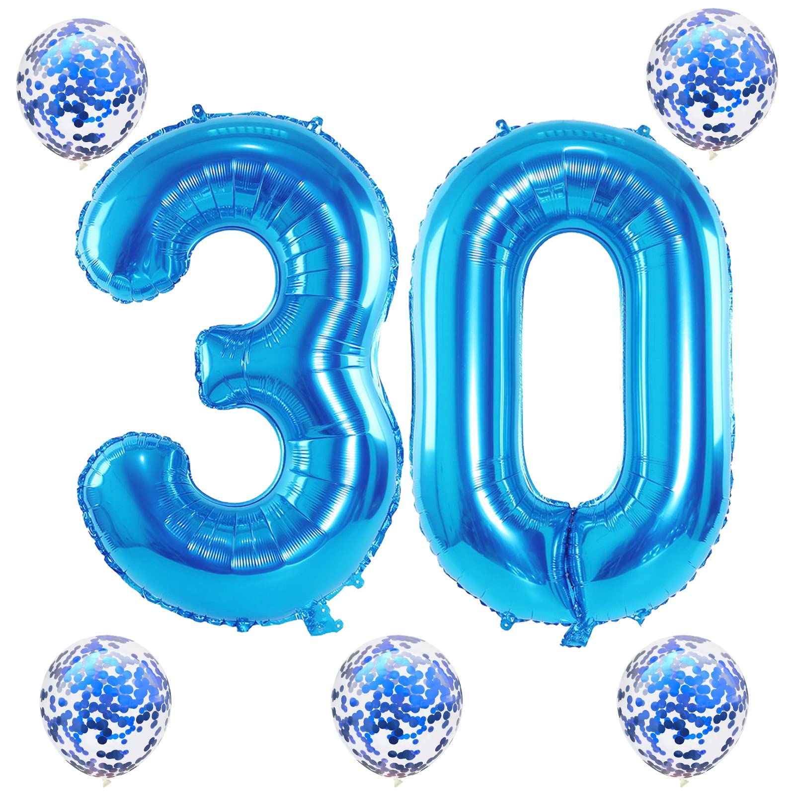 Lingqiang birthday decor kit enhances celebrations with bold blue tones