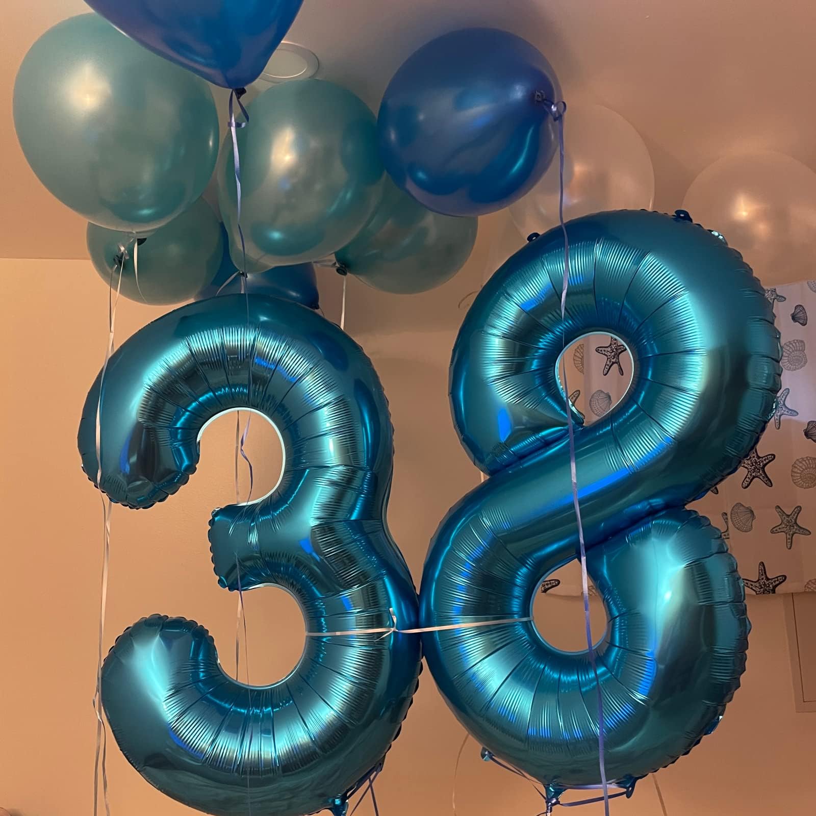 Lingqiang Blue 2 Balloon glossy surface enhances photos