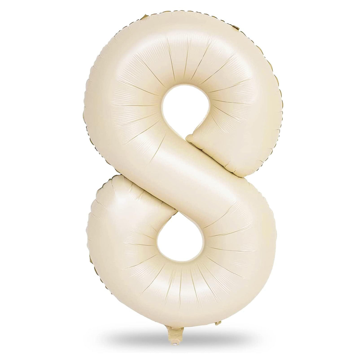 Lingqiang cream number 8 balloon 40-inch, ideal for big birthday photo backdrops.