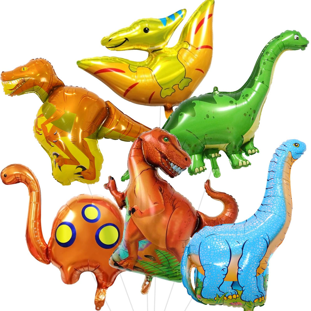 Lingqiang dinosaur foil balloon giant 1 floats beautifully for jungle party backdrops.