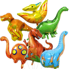 Lingqiang dinosaur foil balloon giant 1 floats beautifully for jungle party backdrops.