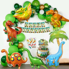 Lingqiang dinosaur foil balloon giant 5 serves as a bold photo prop.