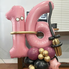 Lingqiang durable aluminum foil 16 balloon adds lasting color for parties
