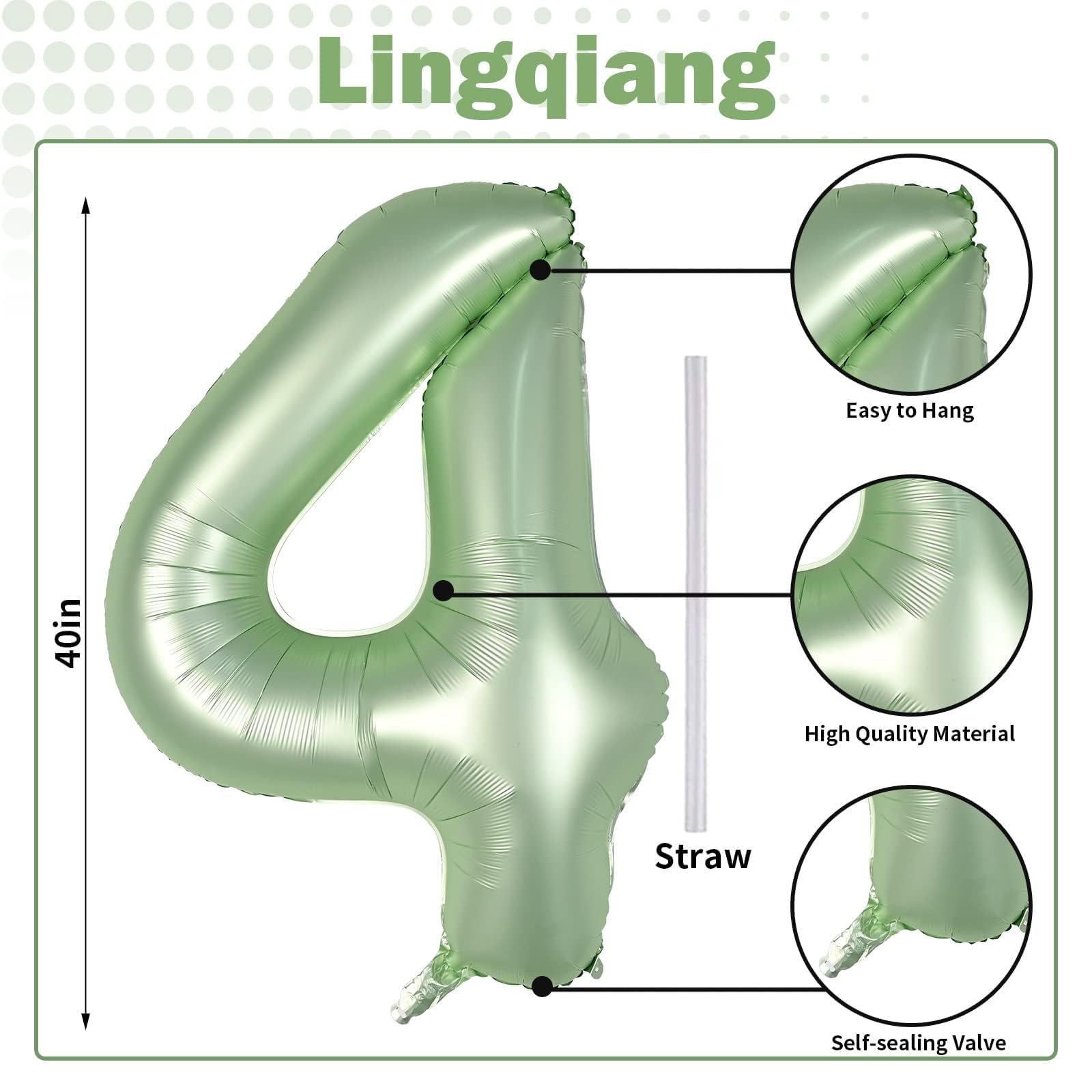 Lingqiang foil balloon with self-sealing valve enables quick setup