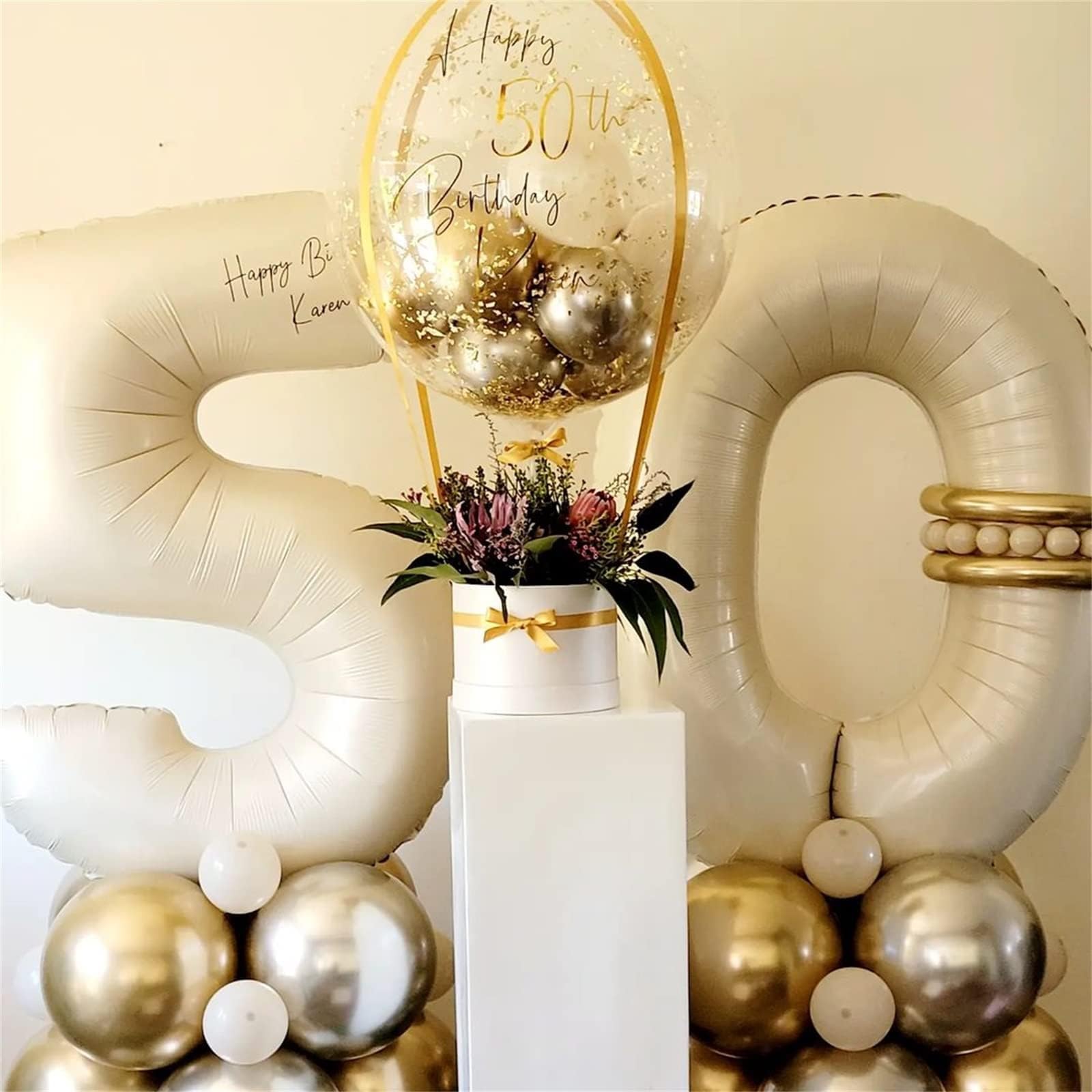 Lingqiang large 6-number balloon complements birthday decor.