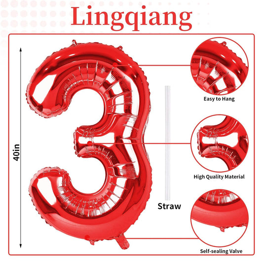 Lingqiang inflation straw with number balloon for easy deflation and reuse