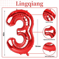 Lingqiang inflation straw with number balloon for easy deflation and reuse